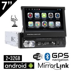 ICE MULTIMEDIA 1DIN X640GPS – 7'' – DVD * ANDROID 10 * 2GB * 4X50W * GPS igo* BT * USB * AUX